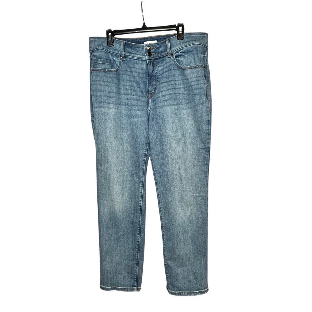 Lane Bryant Straight Leg Tighter Tummy High Rise Denim Jeans Size 18 Short